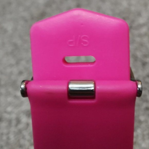 FREE WITH PURCHASE Purple Fitbit Watch Strap with Silver Buckle - Picture 4 of 4